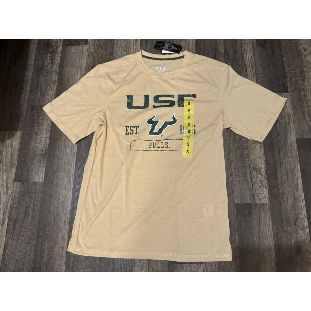Champion Elite Men's Small USF Yellow Sports College Football Breathable‎